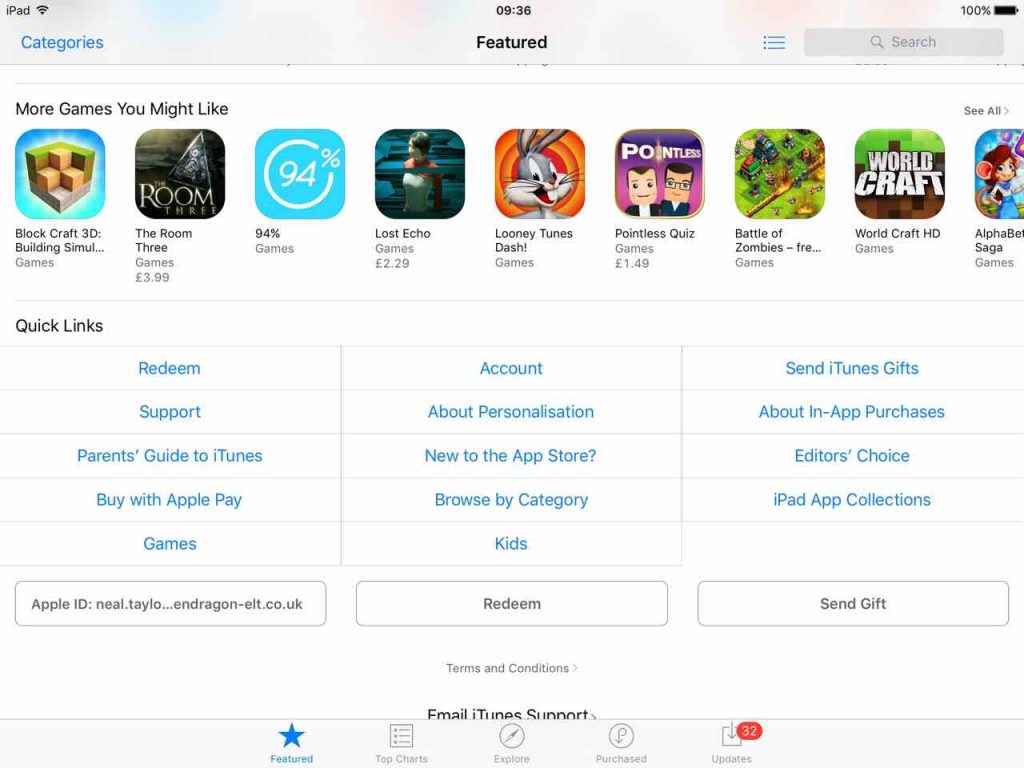 Redeeming an iOS promo code - ARABIC ONLINE